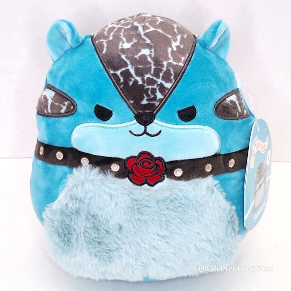 SAMSARA 🐿 FTM Teal & Black Chipmunk Girly Goth Squad Original Squishmallow NWT - Picture 1 of 8